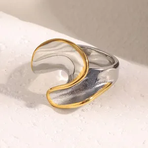 316L Stainless Steel Ring, 2mm Thick, Hypoallergenic, Mirror Polish, Wholesale Supplier thumbnail-1