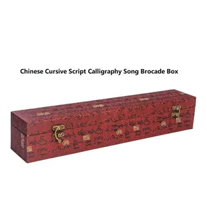 Xuan Paper Hand Scroll for Painting Calligraphy Chinese Cursive Script Calligraphy Song Brocade Box thumbnail-5