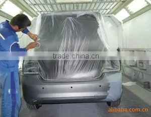 PE Plastic Auto Painting Car Masking Film thumbnail-1