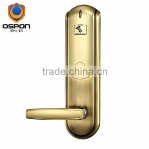 OSPON Antique Bronze Luxury RFID Hotel Lock System thumbnail-1