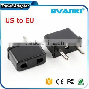 2016 Newest Universal USA US To EU Europe EURO Travel Charger Power Adapter Travel Adapter Worldwide Plug Power Adapter thumbnail-1