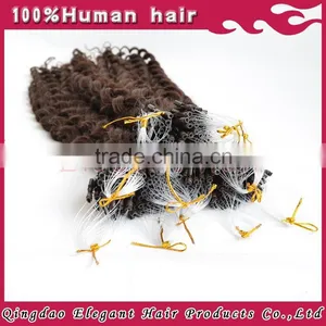 Wholesale Brazilian Human Hair Extension Ombre Micro Loop Ring Hair Extension thumbnail-6