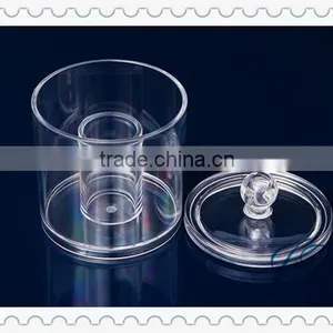 Best Sale Fashion Plastic Two Cylinder Acrylic Storage Box With High Quality thumbnail-4