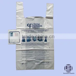 CF Biodegradable PE Plastic Printed Donation Bag For Collection thumbnail-1