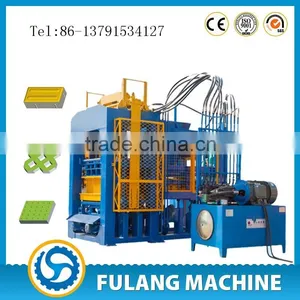 Automatic Cement Block Moulding Machine QT10-15 House Plans How to Make Bricks at Home Cement Factories in Egypt thumbnail-2
