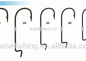 White Nickle High Carbon Steel PR-8313 WORM Wholesale Fishing Hook thumbnail-1