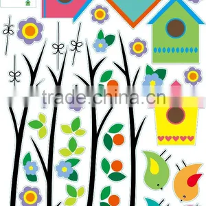 Owl Birds Branch Vinyl Kids Mural Home Decor Wall Stickers Decal Removable DIY thumbnail-4