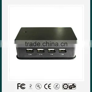 4 Ports Usb Desktop Travel Charger Approved by UL CE FCC Certificates thumbnail-3