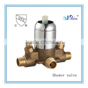 UPC Standard Bathroom Faucet Diverter Valve in Chrome Plate Brass thumbnail-1