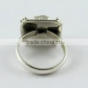 Fiesta Fun Lapis Ring, Gemstone Silver Jewellery, Silver Jewellery India thumbnail-5