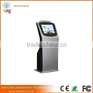 Floor Standing LCD Network Touch Screen Information Kiosk, Queue Management System Kiosk thumbnail-1