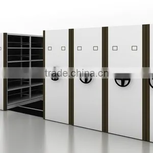 Mechanical Type School Library Steel Movable Book Shelving thumbnail-1