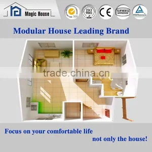 Fast Construction Easy Assembled Economic Modern Prefabricated Steel Frame House Prefab Beach House thumbnail-2