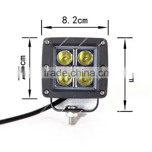 4PCS*4w Cree Led Light,16W Work Light Led for Working,searching Vehicles,LED Working Light for 4WD Truck SUV thumbnail-1