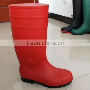 Work Pvc Boots With Steel Toe and Steel Plate thumbnail-1