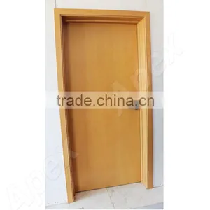 LOW PRICE Project Fire Rated Door Composite Wood Veneer and ROCK WOOL Filling 20mins-90mins Fire Proof thumbnail-1