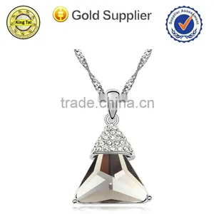 High Quality Jewelry Rhinestone Silver Necklace thumbnail-3