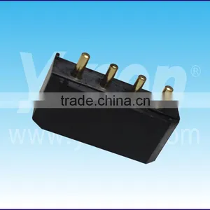 4 Pin Straight Single Row Black Wafer Connector thumbnail-4