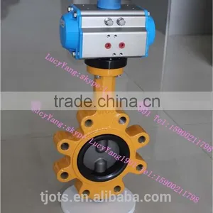 Pneumatic Actuated Wafer Butterfly Valve Easily Operated ,From Chinese Factory thumbnail-4