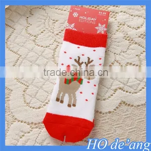 Hogift Hot Selling Baby Socks Thick Warm Terry Socks Combed Cotton Christmas Baby Socks MHo-198 thumbnail-4