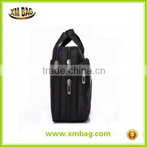 Black Polyester Laptop Messenger Bag Computer Bag Laptop Briefcase thumbnail-3