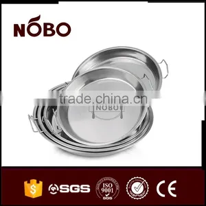 Cake Plate With Handles,stainless Steel Snacks Serving Tray thumbnail-1
