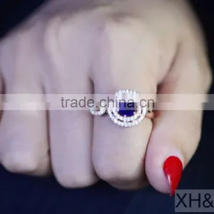 Factory Direct Wholesale Price Silver Rose Plated Smart Ring Jewelry thumbnail-2
