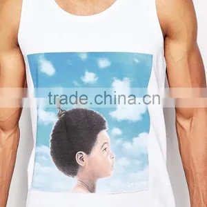 Mens Fancy Casual Stringer Sleeveless Vest For Men Cotton Singlet Underwear Tank TOP Men Fashion Vest thumbnail-4