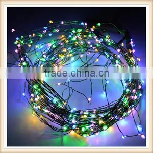 Large Vine String Light, Colorful Light, LED Copper String Light thumbnail-1