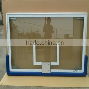 Removable Tempered Glass Backboard Basketball Backboard for School Using thumbnail-1