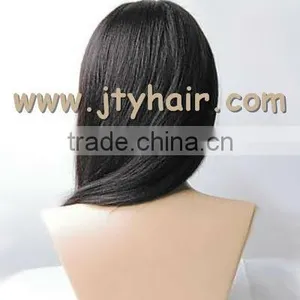 Hot Beauty 22" #1B Silky Straight, Natural Hairline, Peruvian Hair Full Lace Wig thumbnail-5