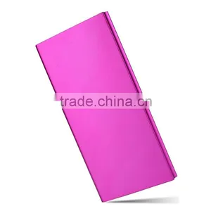 Manufacture Ultra Slim Li-polymer Battery Metal Power Bank 8000mAh thumbnail-3