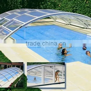 Outdoor Big Size Clear Skylight Swimming Pool Cover For Hotel thumbnail-6
