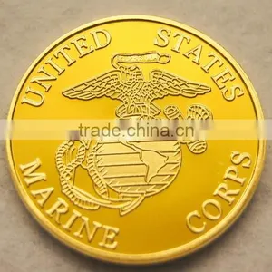 Custom Usa Military Coins Free Delivery Gold Plating Coins Cheap Top Quality US Coins thumbnail-2