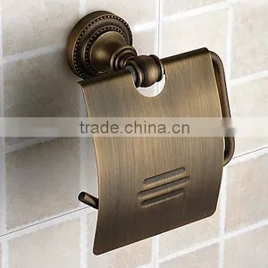 Antique Brass Wall-mounted Toilet Roll Holder BA2015 thumbnail-1