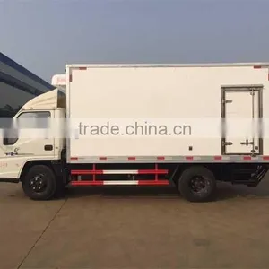3ton JMC Refrigerated Truck With Hydraulic Lifting for Sale thumbnail-6