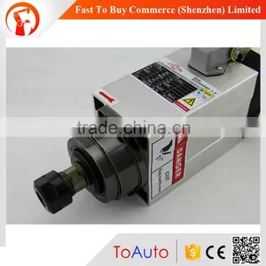 Hot Selling GDZ93x82-1.5(220V) Toauto 18000rpm Cnc Spindle Motor 1.5kw Quality Choice thumbnail-1