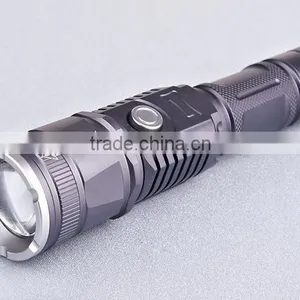 2016 Ningbo Newest Design Aluminium-Alloy Wholesale Colorful High Power USB Torch thumbnail-2