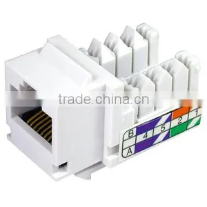 UTP Cat5e Keystone Jack, 90 Degrees thumbnail-1