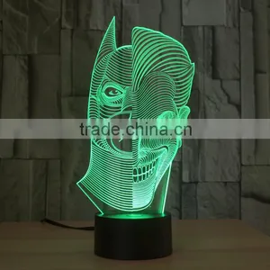 Double-faced Shape Led Night Light Lamp 3d Acrylic Illusion Table Touch Night Light for Children Kids Baby Led Lamp thumbnail-1
