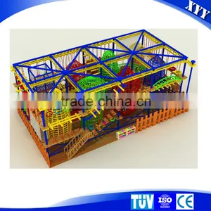 Exciting and Cheap Indoor Kids Obstacle Course Equipment Ropes Course Equipment thumbnail-1