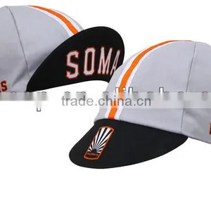 Cotton Racing Bicycle Hat in Printed Logo thumbnail-1