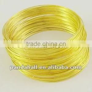 Golden Steel Memory Jewelery Wire(MW11.5CM-G) thumbnail-1