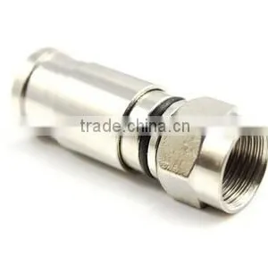 Compression F Connector RG6 Coax Connector thumbnail-1