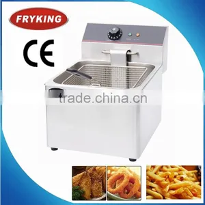 304/430 Stainless Steel Electric Deep Counter Top Fryer Price thumbnail-1