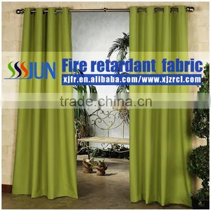 2015 Curtain Fire Retardant Curtain Fabric for Window Curtain XJC 2004 thumbnail-1