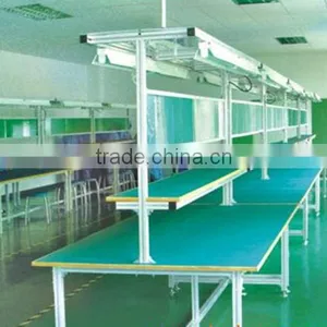 Dongguan Suppliers Aluminum Type Opposite Assembly Desk ESD Assembly Line Workbench thumbnail-1