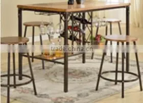 Home Furniture Low Price Dining Table With 4 Chairs From China Manufacture thumbnail-1