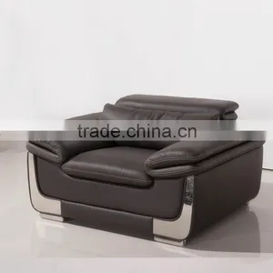 Wholesale Leather Trend Sectional Sofa Black Quality Choice thumbnail-3