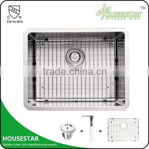23 Inch Handmade Undermount Deep Single Bowl 16 Gauge Stainless Steel Kitchen Sink For USA 2318Y thumbnail-1